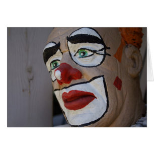 Clown au regard triste