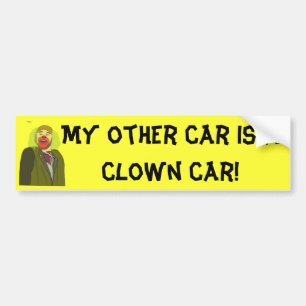 Clown-Auto Autoaufkleber