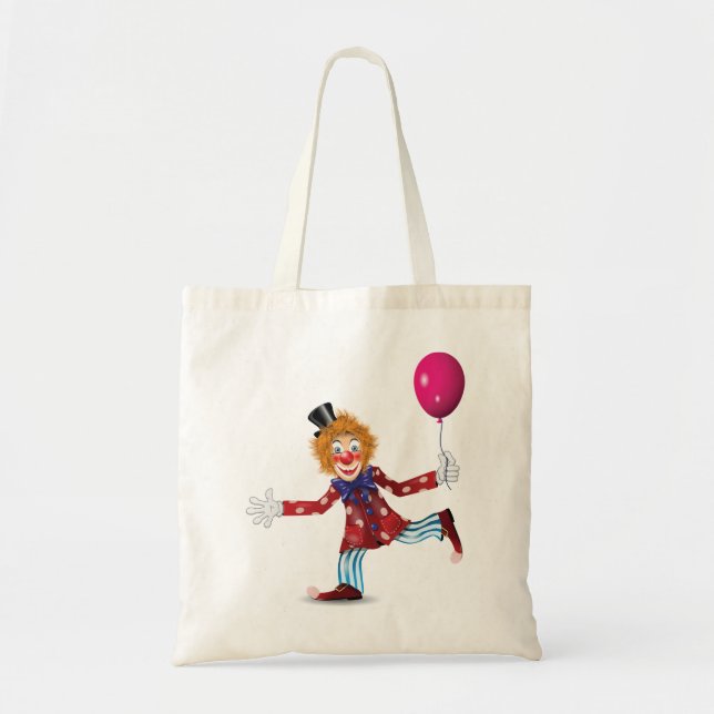 Clown Avec Un Sac fourre-tout Balloon (Devant)