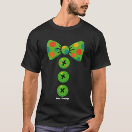 Clown Big Bow Tie Halloween Costume Design Funny T-Shirt