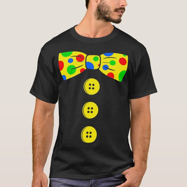 Clown Big Bow    TieFunny t-shirt clown kitsch (Devant)