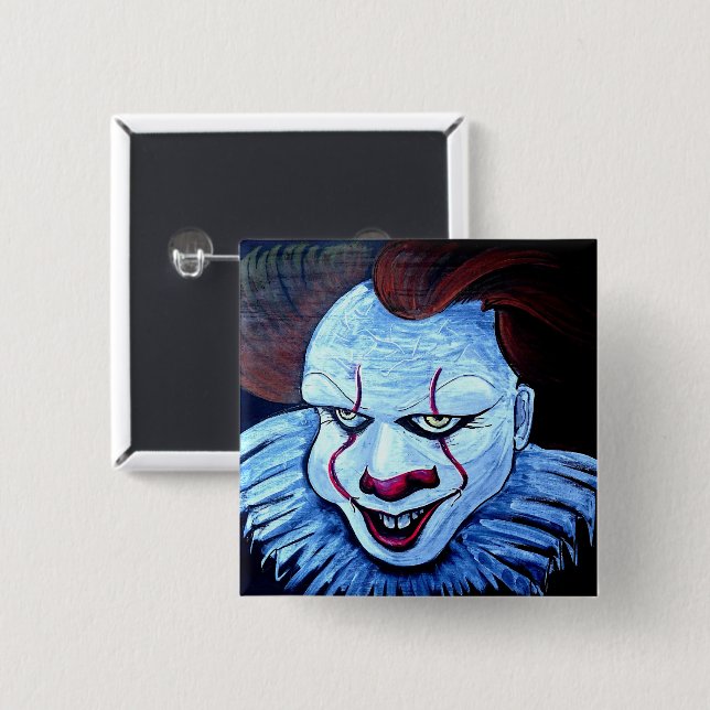 Clown: Böse Button (Vorne & Hinten)