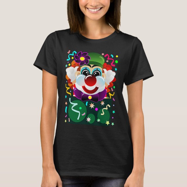CLOWN CARNIVAL COSTUME T-Shirt (Vorderseite)