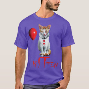 Clown Cat Kitten Halloween T-Shirt