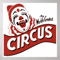 Clown-Clipart, niedliche Abbildung