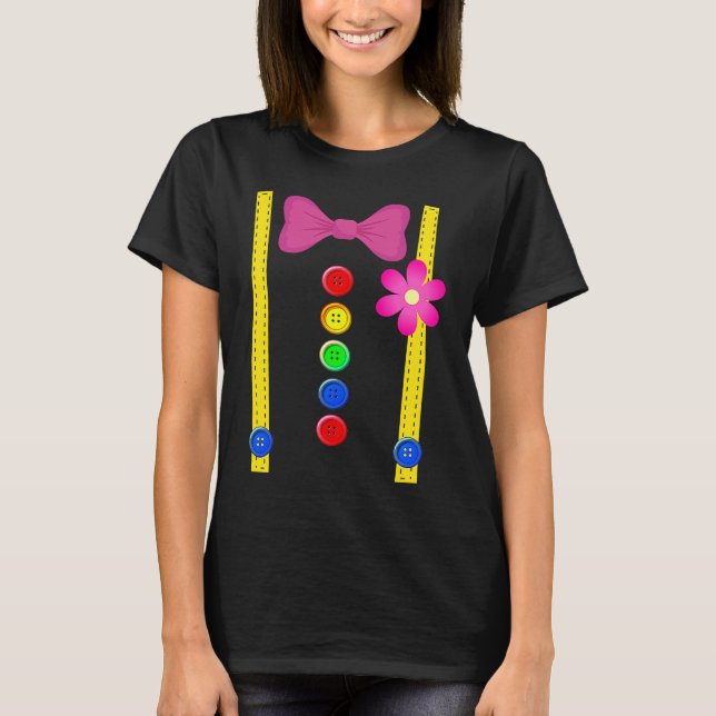 Clown Costume Circus Costume Halloween T-Shirt (Vorderseite)