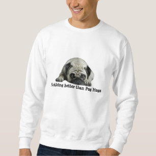 Clown de carlin au sweatshirt unisexe de coeur