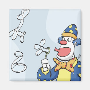 Clown-durchbrennenblasen-Magnet Magnet