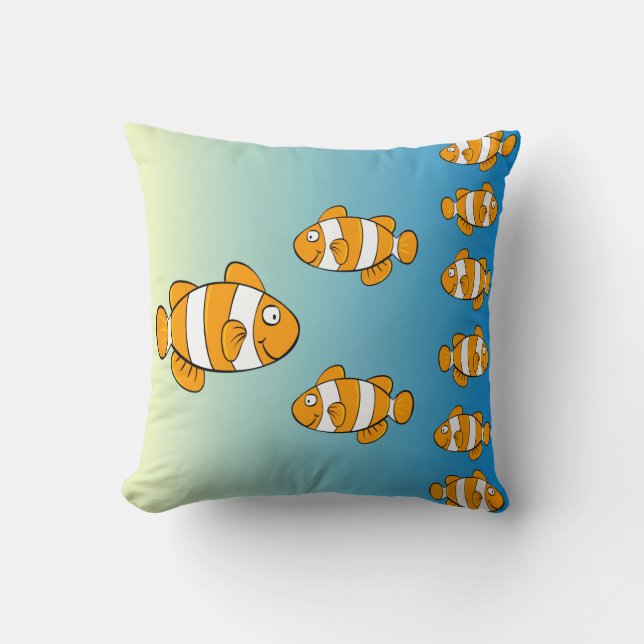 Clown-Fisch-Kissen Kissen (Vorderseite)