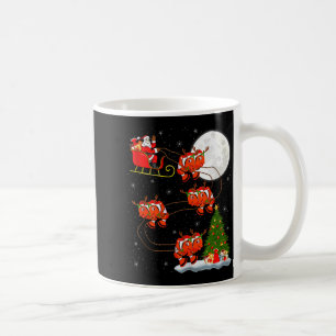 Clown Fisch Weihnachtsmann Schlitten Fliegend Lust Kaffeetasse
