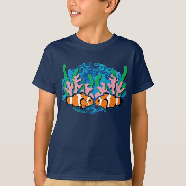 Clown-Fische T-Shirt (Vorderseite)