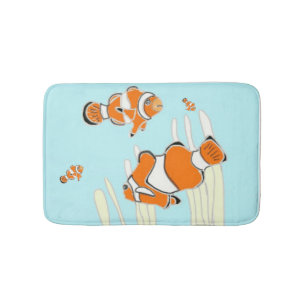 Clown Fish Bath Mat Version 2 Badematte
