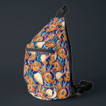 Clown fish Cartoon cute Family Underwater Crossbody Bag<br><div class="desc">Cute and Joyful little Clownfish Cartoon Characters swimming together on underwater Coral Reef Background. Original Vector Illustration Copyright BluedarkArt.</div>