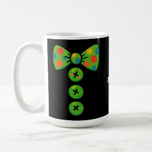 Clown große Fliege Halloween-Kostüm-Design Lustig Kaffeetasse