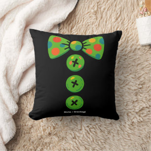 Clown große Fliege Halloween-Kostüm-Design Lustig Kissen