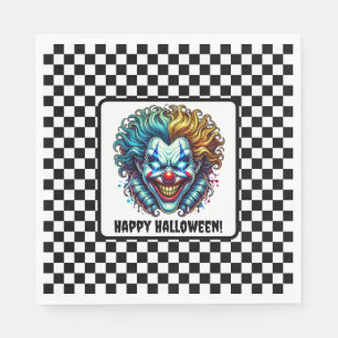 Clown Halloween Paper Napkin Serviette