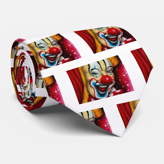 Clown-Halsband Krawatte (Gerollt)