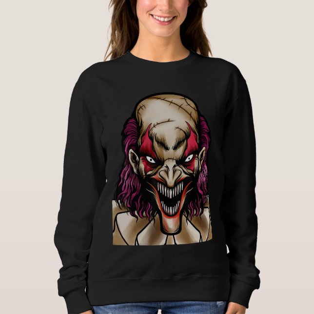 Clown-Horror Halloween 1 Sweatshirt (Vorderseite)