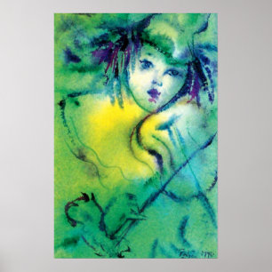 CLOWN IM GRÜN POSTER