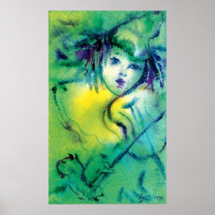 CLOWN IM GRÜN POSTER