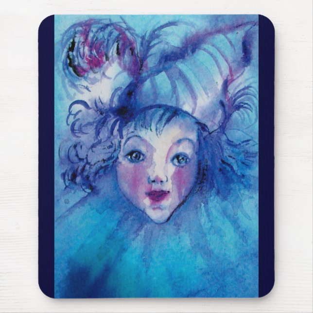 CLOWN IN BLAU MOUSEPAD (Vorne)