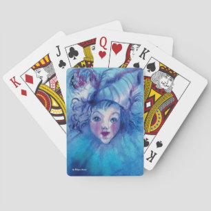 CLOWN IN BLAU SPIELKARTEN