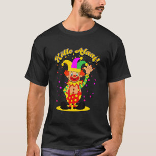 Clown in Köln für den Karneval, Alaaf für den Karn T-Shirt