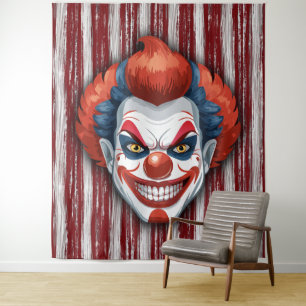 Clown-Karneval Foto Hintergrund Wandteppich
