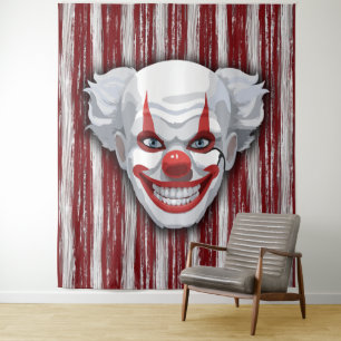 Clown-Karneval Foto Hintergrund Wandteppich