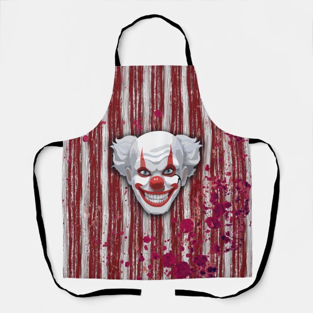 Clown-Karneval Halloween Schürze (Vorderseite)