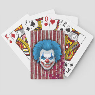 Clown-Karneval Halloween Spielkarten