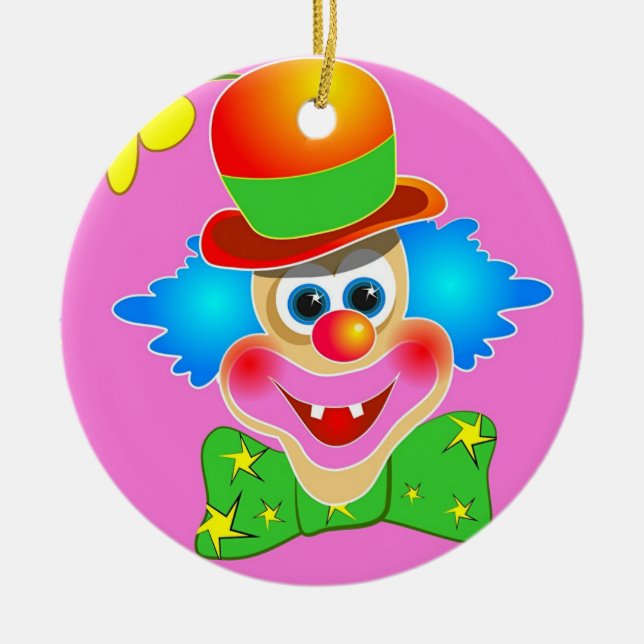 Clown Keramikornament (Vorne)