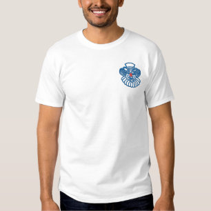 Clown-Kontur Besticktes T-Shirt