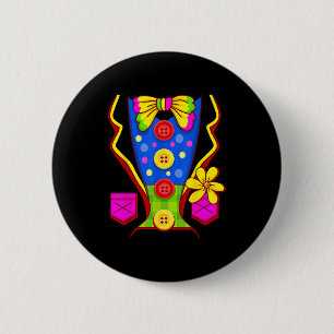 Clown-Kostüm Zirkus  Button
