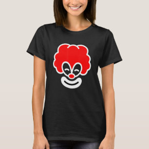 Clown-Kostüm-Zirkus Clown Wig Red Nose Children T-Shirt