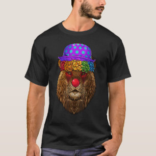Clown Lion Circus Karneval Kostüm Thema Party T-Shirt
