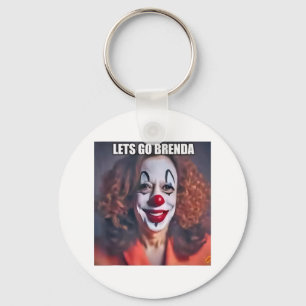 Clown Los geht's Brenda  Schlüsselanhänger