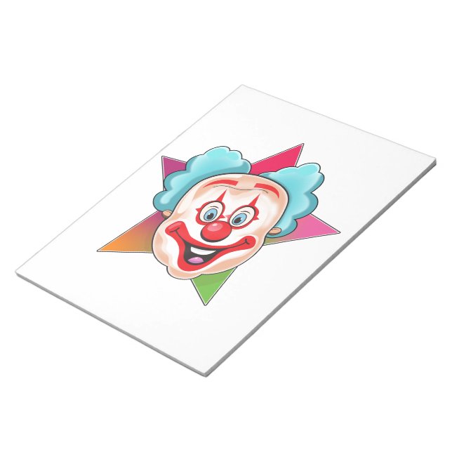Clown Notizblock (angewinkelt)