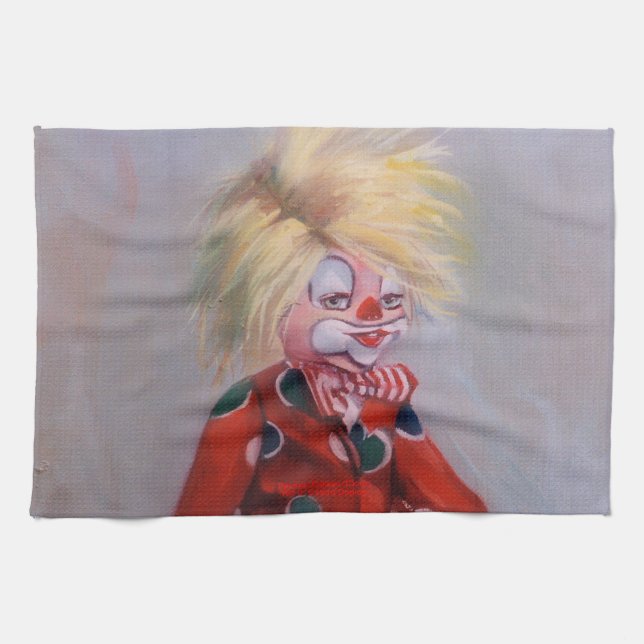 Clown/Pallaso/Clown Küchentuch (Horizontal)