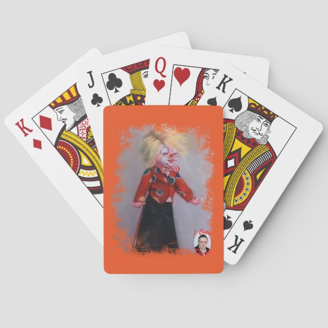 Clown/Pallaso/Clown Spielkarten (Rückseite)
