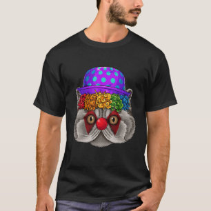 Clown Persischer Zirkus Karneval Kostüm Kat Thema  T-Shirt