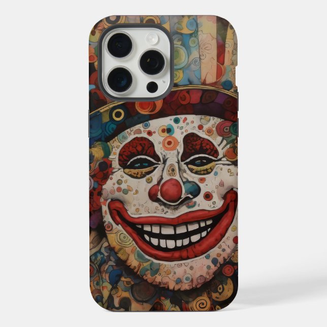 Clown Phone Case iPhone 15 Pro Max Hülle (Rückseite)