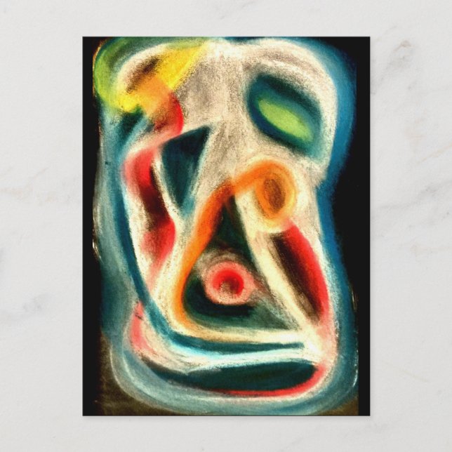 Clown Postkarte (Vorderseite)