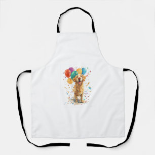 Clown Retriever - Circus Dog mit Balloons Schürze