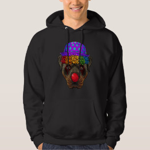 Clown Rottweiler Zirkus Karneval Kostüm Thema Par Hoodie
