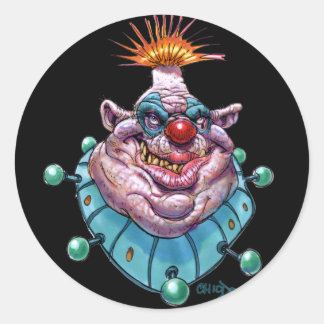 Clown Runder Aufkleber