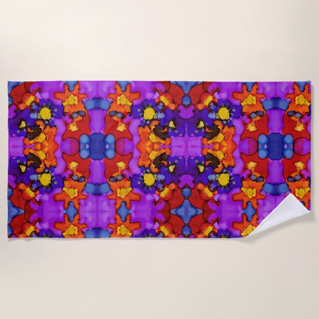 Clown Show Strandtuch (Vorderseite)