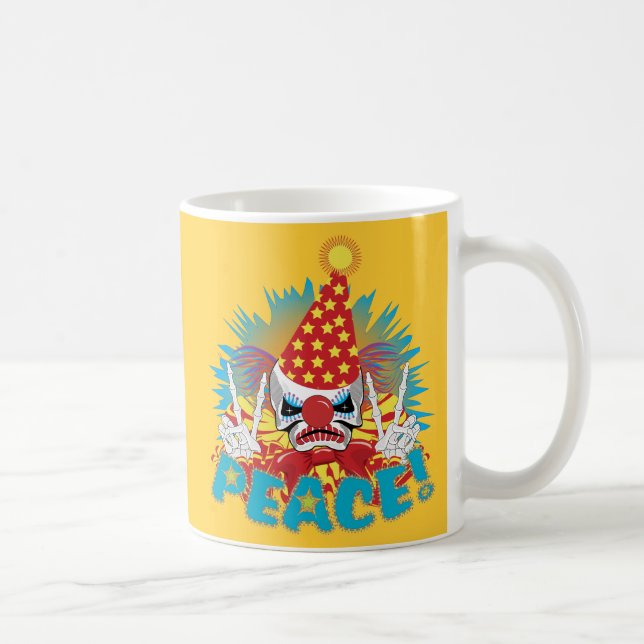 Clown Skull Kaffeetasse (Rechts)