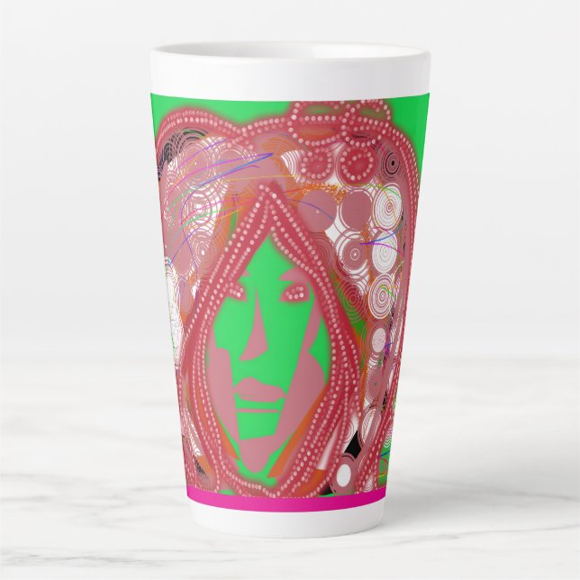 Clown Steampunk Large Mug Milchtasse (Vorderseite)