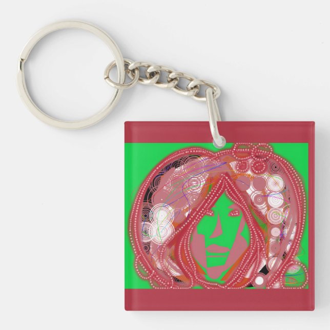 Clown Steampunk Schlüsselanhänger (Vorderseite)